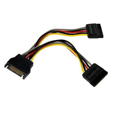 CABLE SATA P/CORRIENTE DOBLE A.6" BROBOTIX 180824